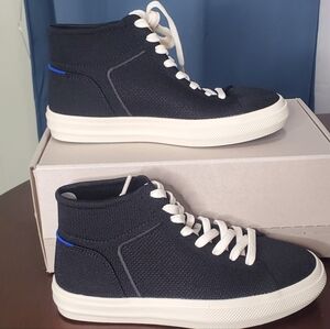 ROTHY'S HIGH TOP SNEAKERS IN BLACK WOMEN